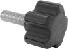 Comfort-Grip Threaded-Stud Knobs