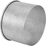 Image of Product. Front orientation. Duct and Fittings. Quick-Disconnect Duct and Fittings, Straight Adapters, Duct-to-Duct Adapter.