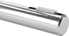 Image of Product. Front orientation. Rotary Shafts. Keyed Rotary Shafts, Partially Keyed.
