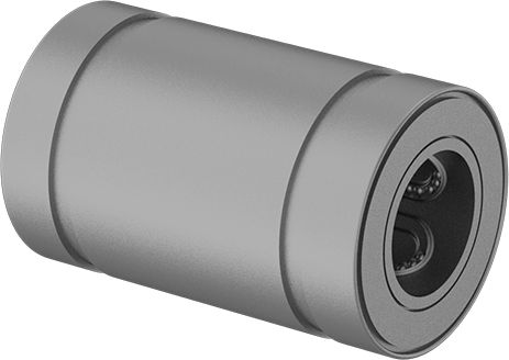 Image of Product. Front orientation. Fixed Alignment Ball Linear Bearing, for 6 mm Shaft Diameter.