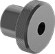 Image of Product. Style 1. Front orientation. Style 1. Unthreaded Through-Hole Knobs, Knurled-Head Grip.