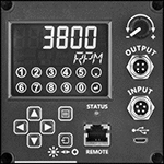 Image of Product. Front orientation. ZoomedIn view. Contains Border. Stroboscopes. Surface-Mount Stroboscopes with Certificate of Calibration, LCD Display.
