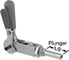 Hole-Mount Push/Pull Toggle Clamps with Locking Handle