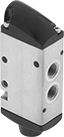 Image of Product. Front orientation. Directional Control Valves. Single-Action Air-Operated Air Directional Control Valves.
