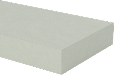 Image of Product. Front orientation. Ultra-High-Temperature Arc-Resistant Garolite G-7 Bar, 2" x 24" x 1/2".