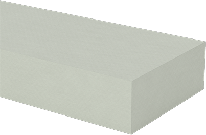 Image of Product. Front orientation. Ultra-High-Temperature Arc-Resistant Garolite G-7 Bar, 2" x 24" x 3/4".