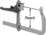 Image of Product. Front orientation. Contains Annotated. Bar Clamps. Vibration-Resistant Fast-Action Bar Clamps.