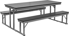 Image of Product. Front orientation. Tables. Food Service Tables.