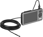 Image of Product. Front orientation. Push-Button Adjustment. Multi-Camera Video-Recording Borescopes with Built-In Monitor .