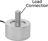 Image of Product. Front orientation. Contains Annotated. Load Cells. Ready-to-Use Tension and Compression Force Sensors, Round, Threaded Stud.