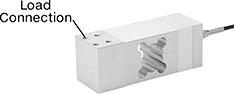 Image of Product. With 8 Threaded Holes. Front orientation. Contains Annotated. Load Cells. Ready-to-Use Tension and Compression Force Sensors, Rectangle, With 8 Threaded Holes.