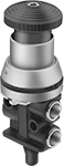 Image of Product. Front orientation. Directional Control Valves. Single-Action Air Directional Control Valves, Style Q.
