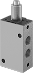 Image of Product. Front orientation. Directional Control Valves. Two-Speed Two-Action Mechanically Operated Air Directional Control Valves, Style F.