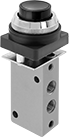 Image of Product. Front orientation. Directional Control Valves. Two-Speed Two-Action Air Directional Control Valves, Style Q.