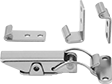 Image of Product. Front orientation. Draw Latches. Multiple-Strike Draw Latches, Four Strike Plates.