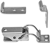 Image of Product. Front orientation. Draw Latches. Multiple-Strike Draw Latches, Three Strike Plates.