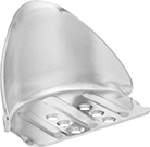 Image of Product. Heel Bracket Kit. Front orientation. Stilt Replacement Parts. Two Heel Brackets.