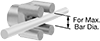 Threaded Through-Hole Bar Knobs