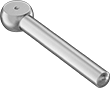 Image of Product. Front orientation. Rod Ends. Corrosion-Resistant Rod End Bolt Blanks.
