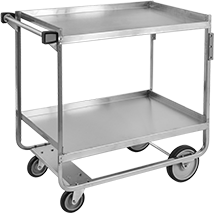 Image of Product. Style C. Front orientation. Style C. Stainless Steel Carts, 1 Handle.