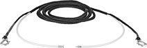 Image of Product. 20 ft. Extension Hose with Hooks. Front orientation. Hose. Hand Pumps for Air-Inflatable Plugs, 20 ft. Long Hose, Hooks.