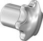 Image of Product. Style 27. Front orientation. Six-Arm Grip. Threaded-Hole Knobs, Style 27.