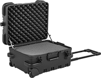 Image of Product. Style A. Front orientation. Cases. Mobile Protective Storage Cases with Foam, Plastic Padlockable Cases, Style A.