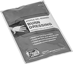 Image of Product. Front orientation. Burn Relief Dressings. Strips.