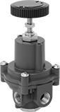 Image of Product. ±0.4% Regulating Accuracy. Front orientation. ±0.4% Regulating Accuracy. Precision Compressed Air Regulators.