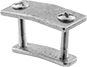 Image of Product. Front orientation. V-Belt Connectors. Screw-Connect Adjustable-Length V-Belting Connectors.
