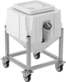 Image of Product. Front orientation. Bulk Dispensers. Mobile Small Parts Bulk Dispensers with Vacuum Port.