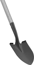 Image of Product. Front orientation. ZoomedIn view. Shovels. Digging Shovels, Style A.