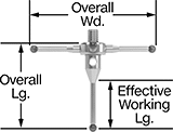 Image of Product. 5 Styli. Front orientation. Contains Annotated. Probe Styli. Ruby Ball/Star-End Styli, 5 Number of Styli.
