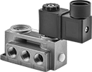 Image of Product. Front orientation. Directional Control Valves. Two-Speed Two-Action Electrically Operated Air Directional Control Valves, Style C.