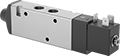 Image of Product. Front orientation. Directional Control Valves. Two-Action Electrically Operated Air Directional Control Valves.