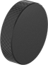 Image of Product. Style 1. Front orientation. Knurled-Head Grip. Comfort-Grip Threaded-Hole Knobs, Style 1.