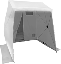 Image of Product. Front orientation. Tents. Pop-Up Shelters, 2 Doors.