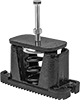 Shock-Absorbing Spring Vibration-Damping Mounts