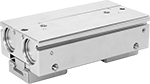 Image of Product. Front orientation. Pick-and-Place Grippers. Low-Profile Air-Powered Pick-and-Place Grippers.