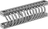 Horizontal-Force Bolt-Down Vibration-Damping Mounts with Unthreaded Hole