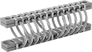 Image of Product. Bottom orientation. Vibration-Damping Mounts. Wire Rope Vibration-Damping Mounts, Style 2—Unthreaded-Hole Mount.