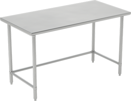 Image of Product. Front orientation. Stainless Steel Table, Stationary, 36" Height, 60" Width x 30" Depth .