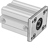 Image of ProductInUse. Front or Rear Flange Actuator Connection. Front orientation. Air Cylinder Mounts. Flexible-Mount Air Cylinders, Front-Flange Actuator Connection, Rear-Flange Actuator Connection.