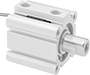 Image of ProductInUse. Front orientation. Proximity Sensors. Flexible-Mount Air Cylinders.
