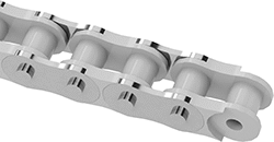Image of Product. Chain. Front orientation. Roller Chain and Links. Dry-Running Roller Chain and Links, Chain.