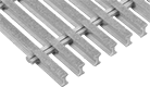 Image of Product. Front orientation. Bar Grating. Fiberglass Bar Grating, Style C.