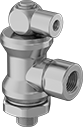 Image of Product. Front orientation. Air-Actuated On/Off Valves. Air-Operated Air On/Off Valves.
