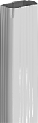 Image of Product. Front orientation. Gutters. Downspouts, Painted Aluminum.