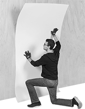 Image of ProductInUse. Front orientation. Wall-Covering Panels.
