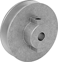 Image of Product. Zinc, Solid Body. Back orientation. Zinc. V-Belt Drive Pulleys, Solid Body.